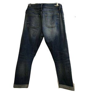 Anthropology Pilcro The Letterpress Hyphen Distress Cuffed Jeans 28x29 Stretch